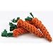 Amersumer 4 PCS Puppy Chew Dog Toys Carrot Cotton Pet Rope Chew Toys Pet Teeth Cleaning Chewing Biting Rope Dog Toys