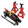 CAAP DRIVEN 2-Ton Low Profile Hydraulic Floor Jack Combo With 2 Jack Stands – 4000 Lb Capacity - View #2