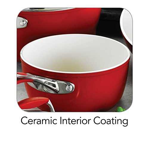 Tramontina 80110/201DS Gourmet Ceramica Deluxe Cookware Set, PFOA PTFE