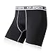 Mens Tagless Anti-Chaffing Boxer Briefs Workout Underwear with Mesh Pouch by X31 Sports