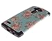 LG G4 Case,[Floral Mint] Window Open View Bumper Case G4 PU Leather Flip Cover Magnetic closure Anti Shock For LG G4 (Floral Mint)