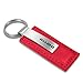 Au-TOMOTIVE GOLD Compatible Keychain and Keyring for Nissan NISMO [KC1542.NSM] - Red Premium Leather