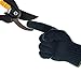 Healthcom 2 Pair Cut Resistant Gloves Anti-Vibration Gloves Heat Resistant Kint Safety Work Gloves High Performance Level 5 Protection, Food Grade,Black