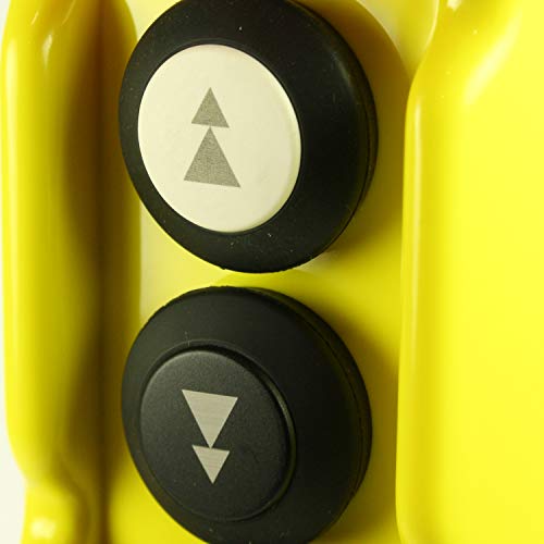 ASI PL05-E 5 Button Crane Pendant Station, Single Row, Emergency Stop, 1NC/4No Contacts