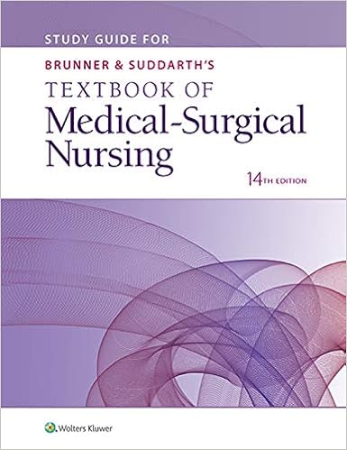 Study Guide For Brunner Suddarth S Textbook Of Medical Surgical Nursing Kindle Edition By Wilkins Lippincott Williams Professional Technical Kindle Ebooks Amazon Com