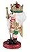 Clever Creations Gold King 6 Inch Traditional Wooden Nutcracker, Festive Christmas Décor for Shelves and Tables