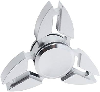 Xinyuanweiye Hand Spinner Fidget Toy Ceramic Bearing EDC Focus Toy Stress Reducer for Killing Time (3.Silver)