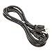 6Ft Computer Power Cord Black, SJT 18/3