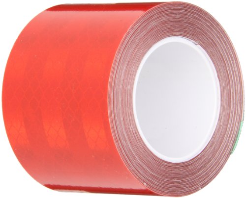 3M 3432 Red Micro Prismatic Sheeting Reflective Tape, 2" X 5yd (1 Roll)