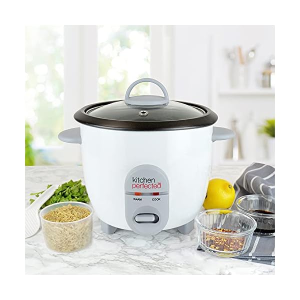 Kitchen-Perfected-Lloytron-Automatic-Non-Stick-Rice-Cooker-350-W-08-Litre Kitchen Perfected 350W 0.8Ltr Automatic Rice Cooker - Non Stick / Removable Rice Bowl / Warm & Cook Indicators…