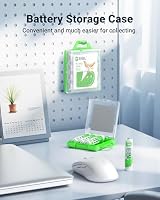EBL 8 Slots NiMH AA AAA Charger with 2800mAh AA and 1100mAh AAA Batteries view 10
