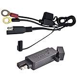 Ring Terminal Harness To SAE Cable & Lightningfast SAE To USB Adapter - For Motorcycles - Charge & Stay Connected