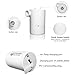 FLEXTAILGEAR - MAX Pump 2 Portable Air Pump with 3600mAh Battery USB Rechargeable Pump with Touch Screen Switch to Quick Inflate Deflate for Inflatables, Air Mattress, Pool Floats, Vacuum Bag (White)