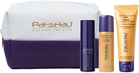 Pai Shau TRY ME BAG Supreme Revitalizing Mask 1.7oz, Imperial Hold Spray 1.5oz, Texture Mist .32oz