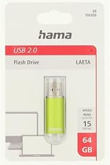 Hama Laeta 64GB USB 2.0 Flash Drive Type-A Green Transparent Metal Plastic view 5