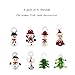 OMEM Christmas Aquarium Float Ball, Floating Snowman, Santa Claus, and Christmas Tree, Christmas Set, Aquarium Décor Ornaments (6 Pack)thumb 1