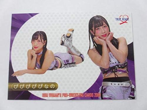 Amazon m19 True Heart レギュラーカード 100 ぴぴぴぴぴなの 女子プロレスカード ベースボールマガジン フォト カード コイン