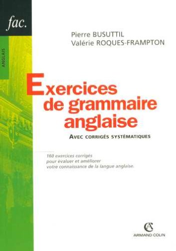 Exercices de grammaire anglaise