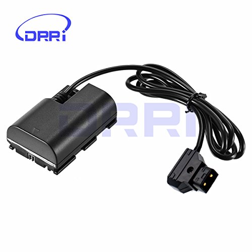 DRRI D-Tap to LP-E6 Dummy Battery Power for SmallHD 501 502 Monitor/Canon 5D mark II 60D/7D 80D