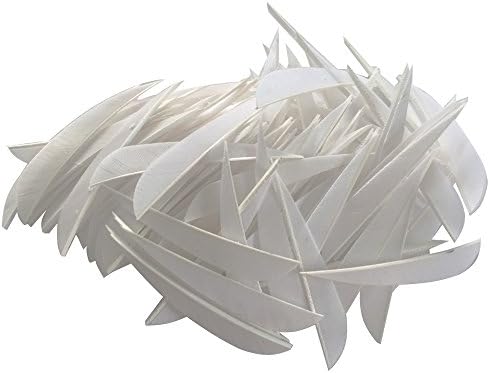 Jiexi Hwyp Archery Fletches 3" Turkey Feather Drop Shape Pack of 100