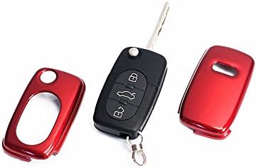 OriginalEuro Remote Flip Key Cover Case Skin Shell Cap Fob Protection S Line Red for Early Audi
