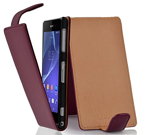Cadorabo – flip style case for sony xperia z2 – she…