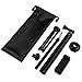 MWAY Selfie Stick 2 in 1 Portable Phone Tripod Camera Stand with Remote Control and Universal Phone Holder, Extendabale Monopod for iPhone X/8/7/6, Galaxy Note 8/S8, Gopros, Mini SLR Camera Black