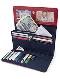 Organizador de embrague de billetera para mujer Nautica Money Manager RFID