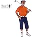 Golf Knickers Navy Microfiber (Plus Fours) for Men