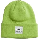 Coal Headwear Uniform Mid Knit Cuff Beanie Hat - Mid Length Fit, Rib Knit, Soft Acrylic - Winter Outdoor Casual