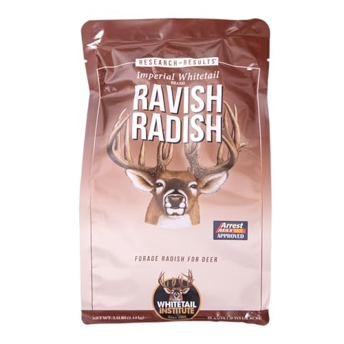 Whitetail Institute Ravish Radish Deer Food Plot Seed, High Production Annual F…