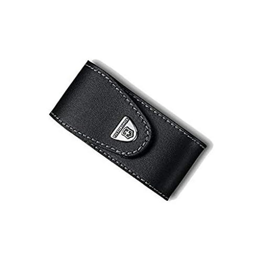 Victorinox 4.0524.XL Jumbo Leather-Belt Pouch, Black