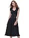 Belle Poque Women Renaissance Costume Dress Steampunk Pirate Dress for Halloween M Black