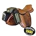TrailMax Compact English Pommel Pocket Horse Saddlebag with Water Bottle Sleeve for Trail Riding, Works with English, Endurance & Australian Saddles, Sage Greenthumb 4
