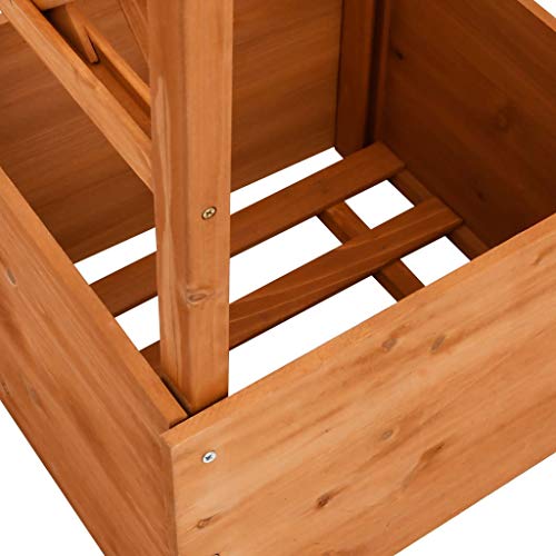Vigleco Pflanzkasten mit Spalier 49x39x130 cm Tannenholz – Bild 5
