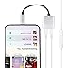 Headphone Adapter Jack for iPhone Earphone AUX Audio Splitter 3.5mm Jack Dongle Earphone Connector Compatible for iPhone 7 Plus/X/XS/XR/8/8 Plus Splitter Music and Charge Support iOS12 Accessory Morthumb 2