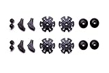 Hiker Hunger Extra Durable Rubber Tips & Feet: Accessories & Replacements for Trekking Poles (4 Pack)