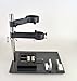 Weber Displays Hot Air Hand-piece Gun Holder with Two Fixtures for SMD Rework Station Soldering Desoldeing De-soldering