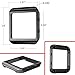 Fitbit Blaze Accessories New Style Frame Housing With Band Larger(6.7-8.1 in),Shareconn Classic Soft Flexible Silicone Replacement Sport Bracelet Strap for Fitbit Blaze Smart Fitness Watch