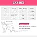 Cat Recovery Suit for Male and Female Surgical Post Surgery Soft Cone Onesie Shirt Clothes Neuter Licking Protective Diapers Outfit Cover Kitten Spay Collar(L, Pink)