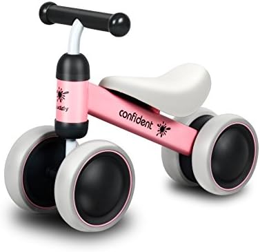 Besource Baby Balance Bike Lightweight No-Pedal Toddler Trike Children Mini Bike for 10 Months+ Baby Girls and Boys Learn to Walk and Keep Balance Ride Toys, Pink