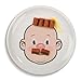 Genuine Fred MR. FOOD FACE Kids' Ceramic Dinner Plate