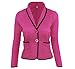 Coolred Women's Long Sleeve Slim Fashion Elegant 2 Button Sexy Suit Jacket