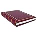 Wilson Jones 0396-11 Looseleaf Minute Book, Red Leather-Like Cover, 125 Pages, 8 1/2 x 11 Inches