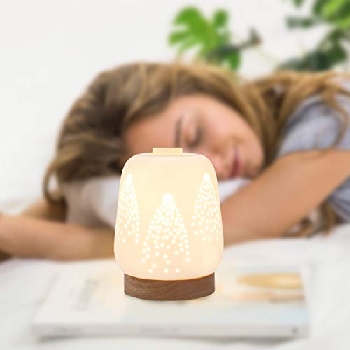 Ceramic Electric Candle Warmer Firework Essential Oil Warmer Decoration for Home Office - Thumbnail 5