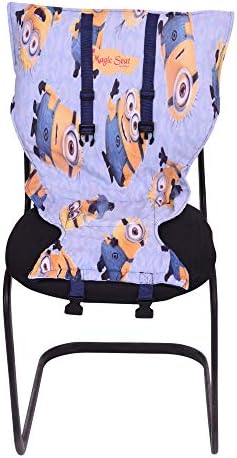 Magic Seat - Baby Portable Seat/Infant Baby Portable High Chair Safety Seat Belt for Feeding Baby (Minion)