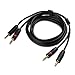 Cable Matters Heavy Duty 12 AWG Oxygen-Free Bare Copper Banana Plug Speaker Cable 6 Feet