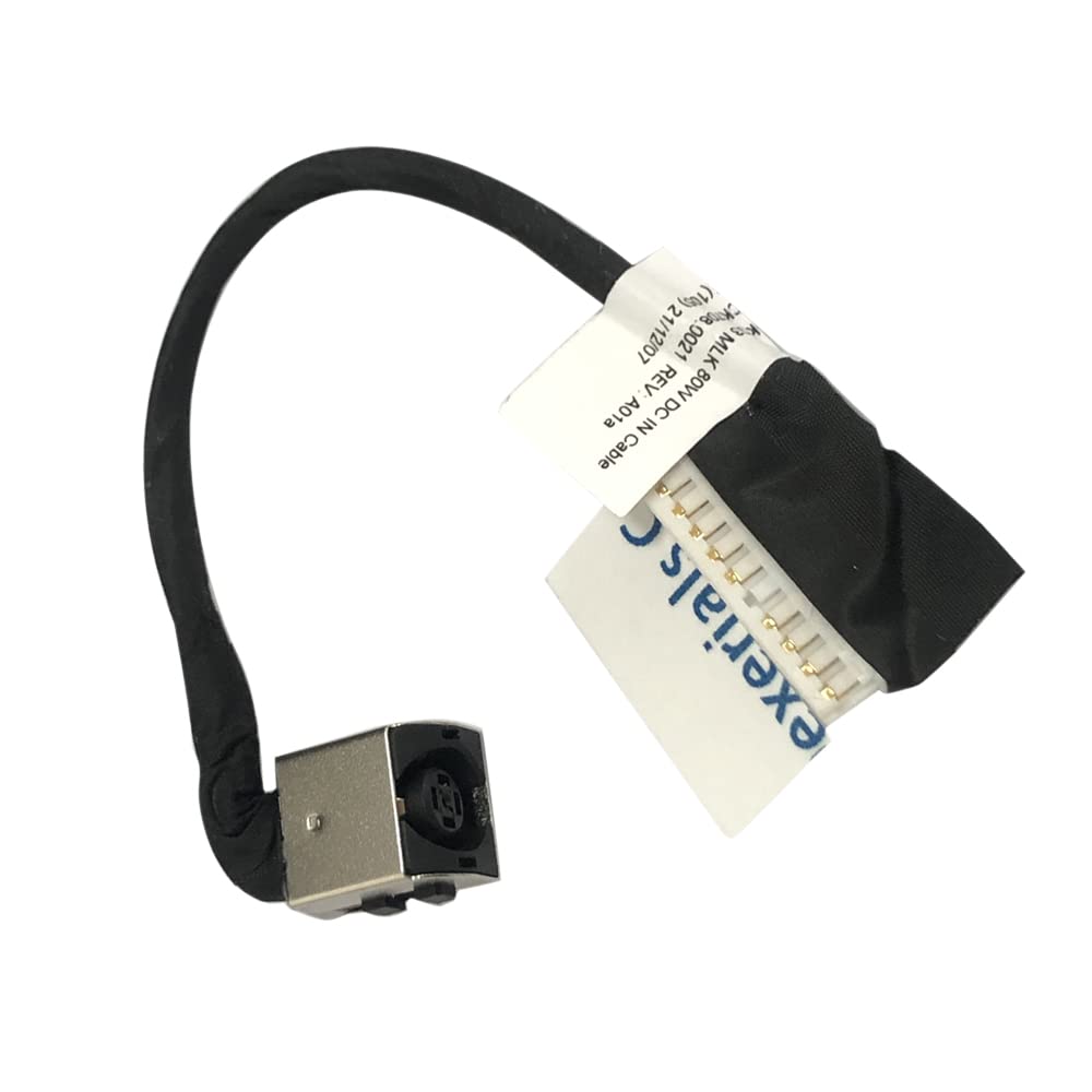 Gintai DC IN Power Jack charging Port connector cable Replacement for DELL CON G3 3500 3590 G5 5500 G5 SE 5505 (CE76) Selek G3 80W P89F 450.0K708.0021 450.0K708.0001 0PRV65 00HT24