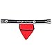 Wildmant Men's Big Pouch Strapless Jock Strap (XLarge, Red)