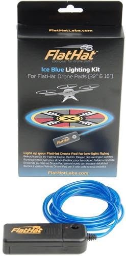 FlatHat Airplanes Light Wire for Drone Pad, 94", Ice Blue